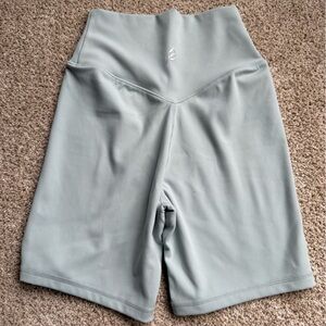 P'tula Light Blue High-Rise Bike Shorts